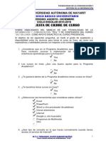 Tarea 14. Encuesta Cierre Curso TCGI.