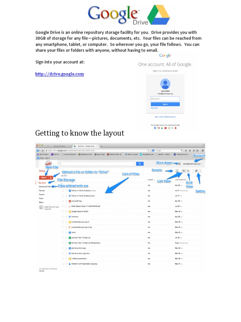 Google Drive User Manual Guide | PDF