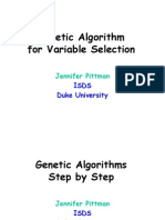 Genetic Algorithm For Variable Selection