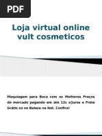 Loja virtual online vult cosmeticos