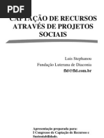 CAPTAÇÃO DE RECURSOS