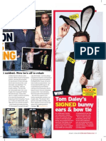 Tom Daley's Bunny Ears & Bow Tie: Signed