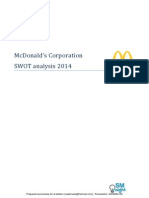 Mcdonalds Swot Analysis