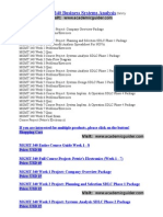 MGMT 340 Business Systems Analysis