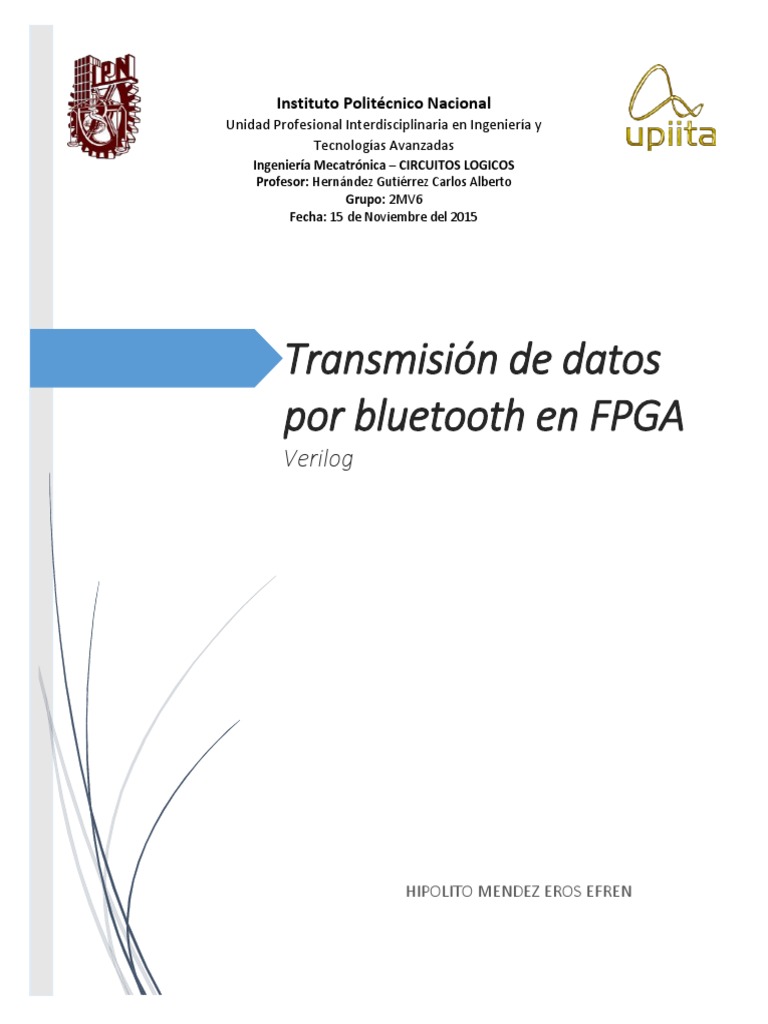 Practica Comunicacion Bluetooth | PDF | Arreglos de compuertas lógicas ...
