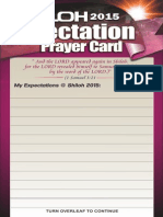 Shiloh Expectation Card