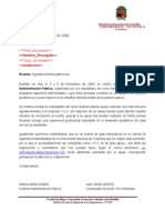 Carta Agradecimiento Patrocinio