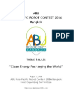 ABU Robocon 2016 Bangkok Clean Energy Contest