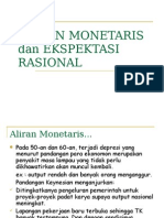 Aliran Monetaris Dan Ekspektasi Rasional Terget