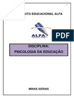 Instituição Escolar e Psicologia da Educação