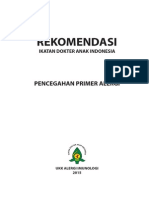 IDAI - Rekomendasi Pencegahan Primer Alergi (2015) PDF