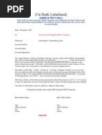 Bank Letter of Undertaking s2s