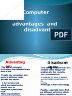 Computer Advantages and Disadvantages