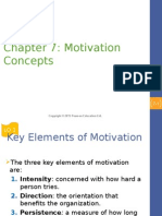 Chapter 7: Motivation Concepts