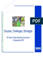 Success, Challenges, Shortages: 5th Green Power Marketing Conference 14 September 2007