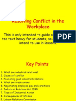 Summary of Resolving Conflict in The Workplace