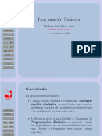 Programación Dinámica