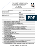 Planeación Didáctica para 3° de Preescolar