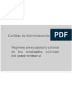 Regimen Prestacional y Salarial de Los Empleados Publicos Del Orden