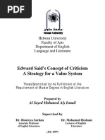 Download  Edward Saids Concept of Criticism A strategy for A value system by hot_imports SN29254624 doc pdf