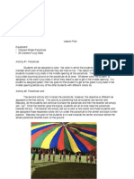 Sheldon Lesson Plan Activity Parachute PDF