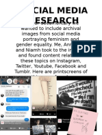 Social Media Research