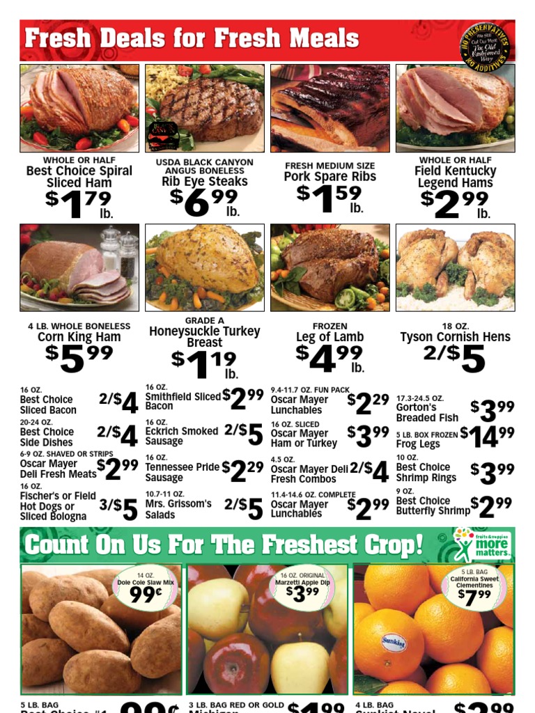 Fresh Meat and Produce Deals | PDF