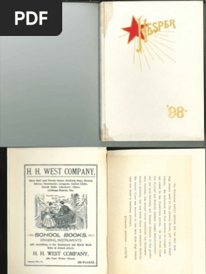 1898 West Division High School Yearbook PDF 