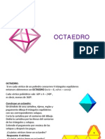 Geometría de los poliedros regulares octaedro e icosaedro