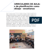 Diseños Curriculares de Aula