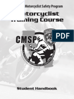 Motorcyslist Training Course: Student Handbook