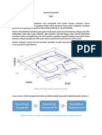 Geodesi Geometrik Geodetik - Toposentrik