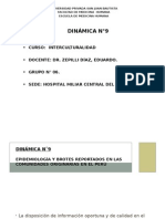 EPIDEMIOLOGÍA Y BROTES REPORTADOS EN LAS COMUNIDADES ORIGINARIAS EN EL PERÚ