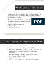 CLASSIFICATION: Bayesian Classifiers: Naïve Bayes Bayesian Networks