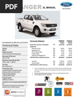 Ford Ranger XL 6 Speed MT Price List - PM