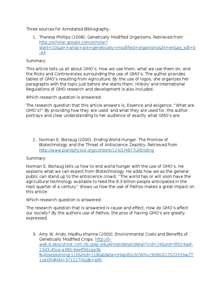 Annotated bibliography format picture