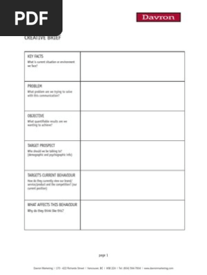 Creative Brief 