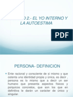 Capitulo 2.- El Yo Interno y La Autoestima.