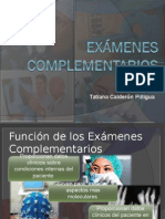 Exámenes Complementarios