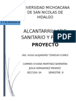 Proyecto de Alcantarillado Sanitario y Pluvial
