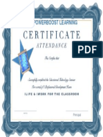 ILife & IWork - Certificate of Completion