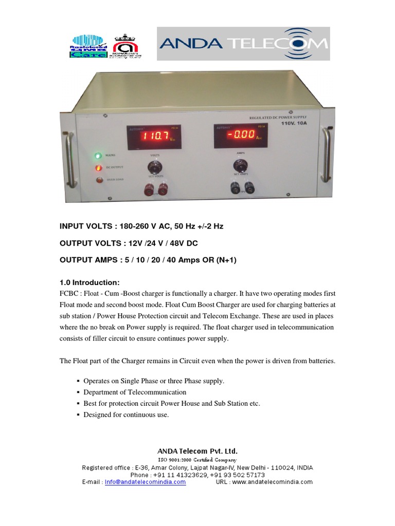 FCBC.pdf Battery Charger Direct Current Free 30day Trial Scribd