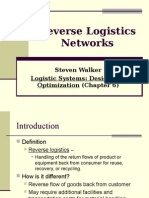 Reverse Logistics Networks: Steven Walker Logistic Systems: Design and Optimization (Chapter 6)