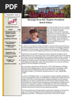 Message From The Chapter President: Beth E.Wilson