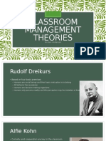 Classroom Management Theories