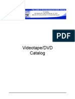 Videotape DVD Catalog