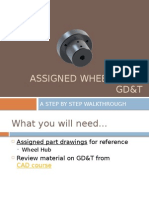 Assigned Wheel Hub - GD&T: A Step by Step Walkthrough
