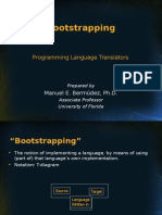 Bootstrapping in Compiler Design