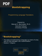 Bootstrapping in Compiler Design