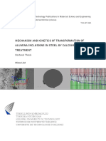 Inclusions in Steel by Calcium Treatment